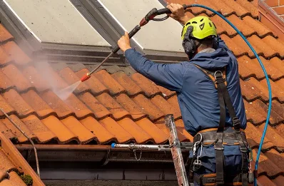 Démoussage et hydrofuge de toiture à Amailloux
